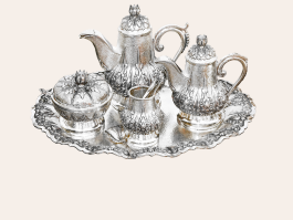 silver crockery