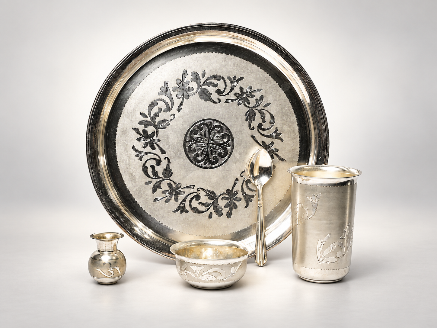 silver crockery
